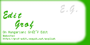 edit grof business card